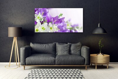 Quadro de vidro Planta de flores