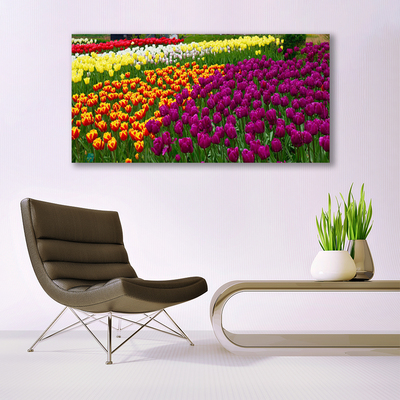 Pintura em vidro Tulipas Flores