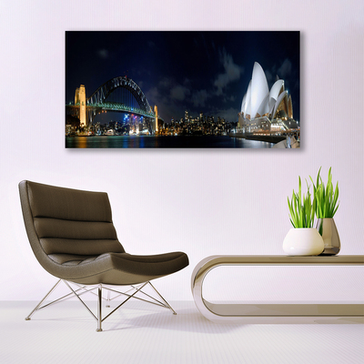 Quadro de vidro Arquitetura da Ponte de Sydney