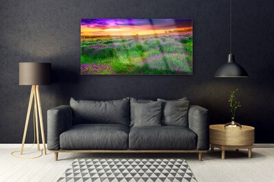 Quadro de vidro Prado da Natureza