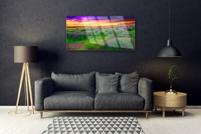 Quadro de vidro Prado da Natureza