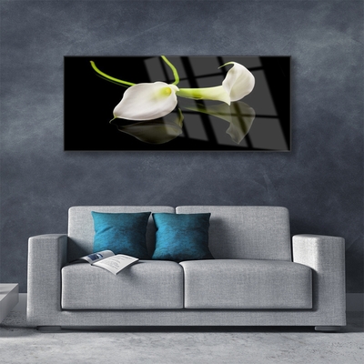 Quadro de vidro Planta de flores