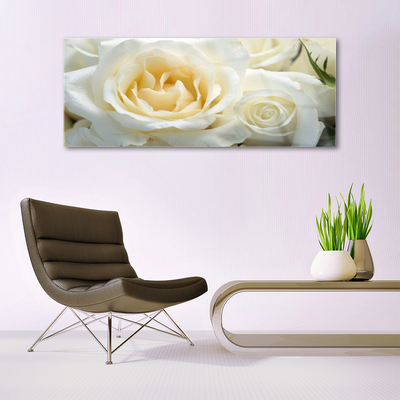 Quadro de vidro Flores de rosas