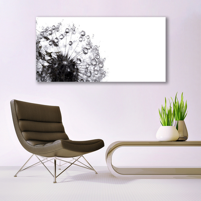 Pintura em vidro Planta dente-de-leão