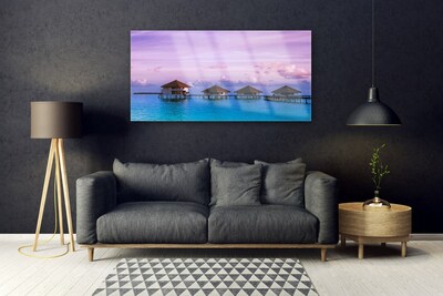 Quadro de vidro Arquitetura do Mar Água