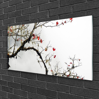 Quadro de vidro Ramo Natureza Planta