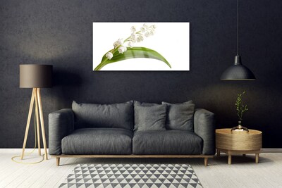 Quadro de vidro Planta de flores