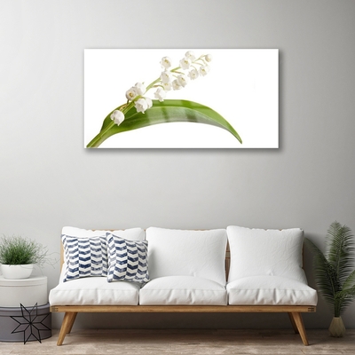 Quadro de vidro Planta de flores