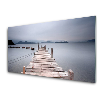 Quadro de vidro Arquitetura da Ponte Marítima