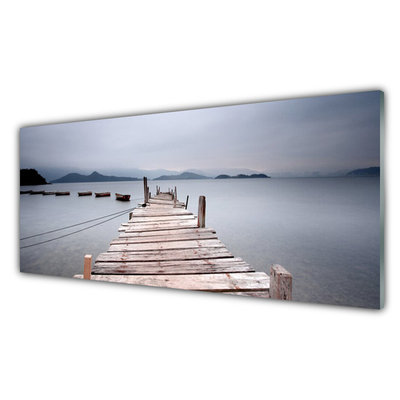 Quadro de vidro Arquitetura da Ponte Marítima