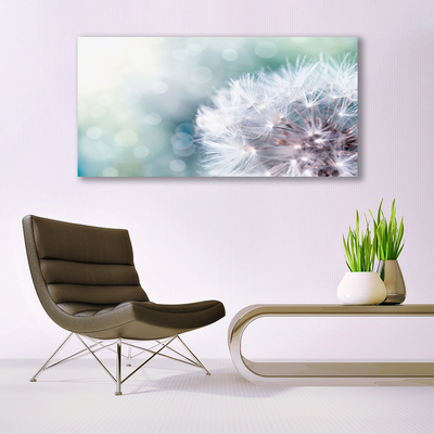 Quadro de vidro Planta dente-de-leão