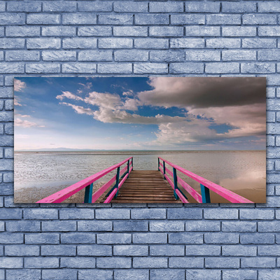 Pintura em vidro Arquitetura da Ponte Marítima