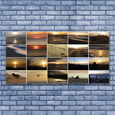 Pintura em vidro Paisagem Marinha