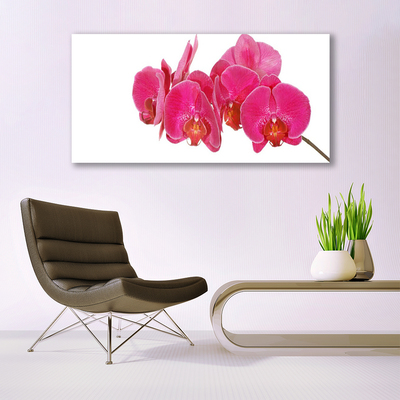 Quadro de vidro Planta de flores