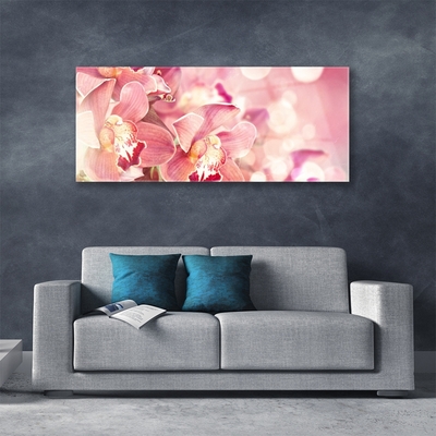 Quadro de vidro Planta de flores