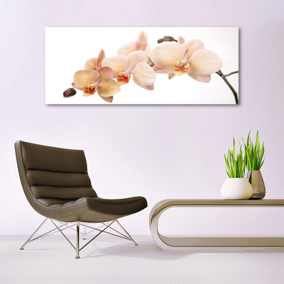 Pintura em vidro Planta de flores