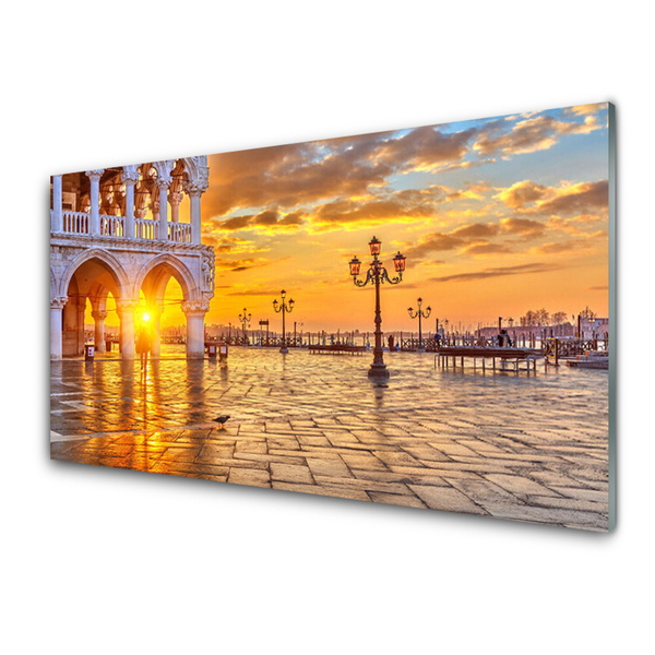 Quadro de vidro Arquitetura do Parque Solar