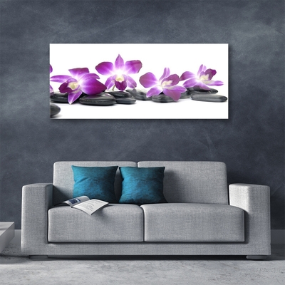 Quadro de vidro Spa Flor Orquídea