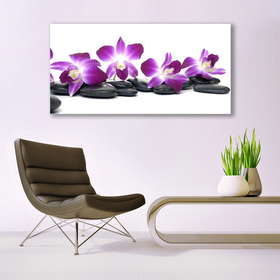 Quadro de vidro Spa Flor Orquídea