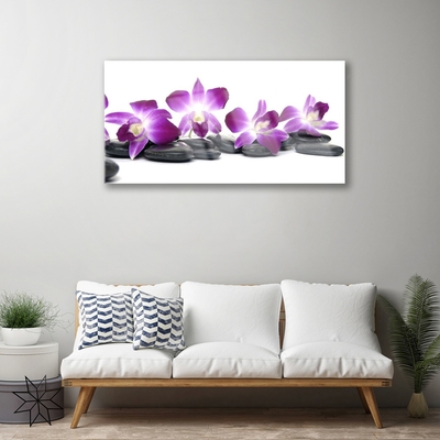 Quadro de vidro Spa Flor Orquídea