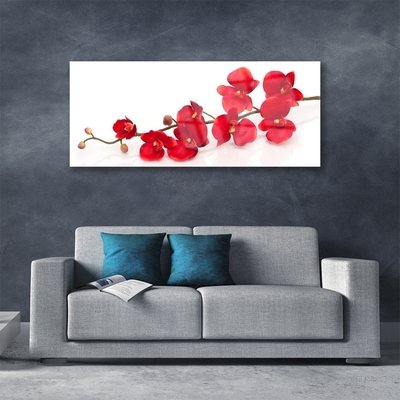 Quadro de vidro Planta de flores