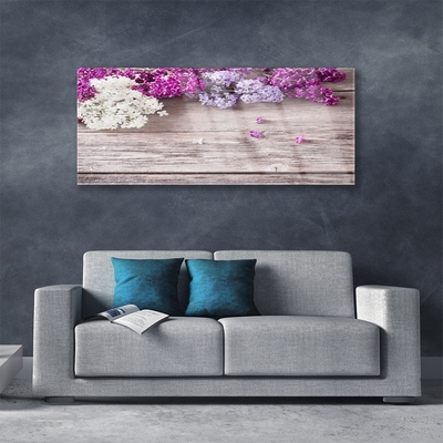 Pintura em vidro Planta de flores