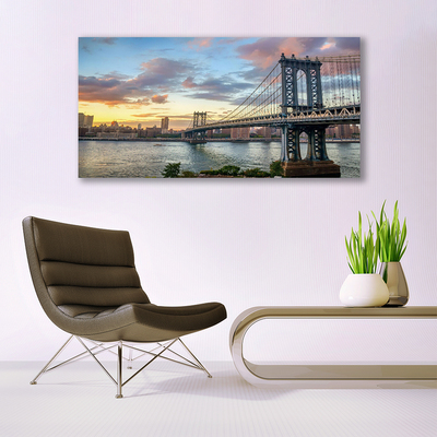 Quadro de vidro Arquitetura da Cidade da Ponte