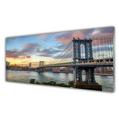 Quadro de vidro Arquitetura da Cidade da Ponte