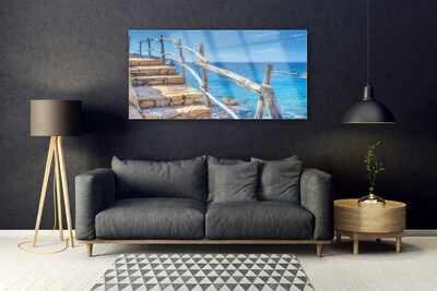 Pintura em vidro Escadas Arquitetura Marítima