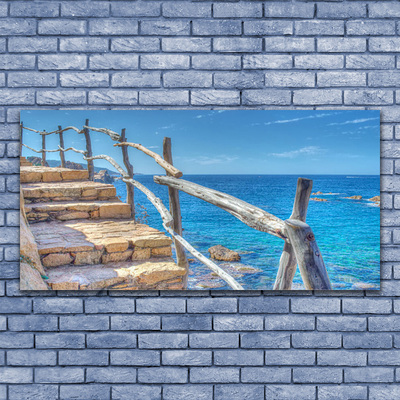 Pintura em vidro Escadas Arquitetura Marítima