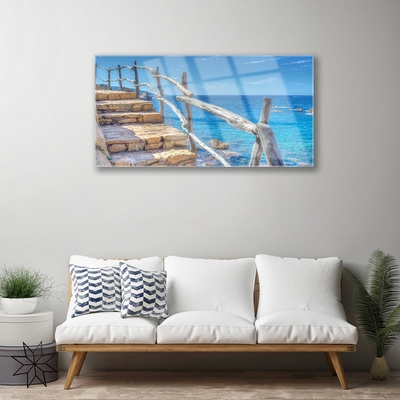 Pintura em vidro Escadas Arquitetura Marítima