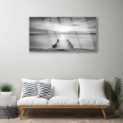 Quadro de vidro Paisagem Marinha