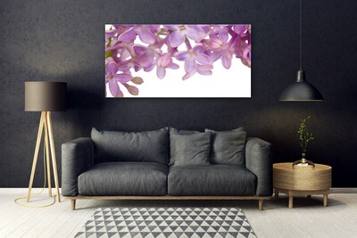 Quadro de vidro Planta de flores