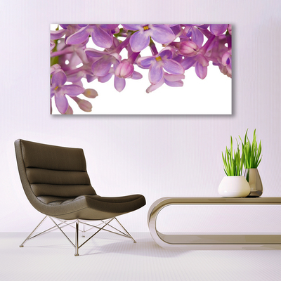 Quadro de vidro Planta de flores