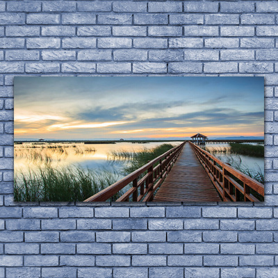 Pintura em vidro Arquitetura de pontes