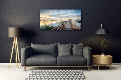 Pintura em vidro Arquitetura de pontes