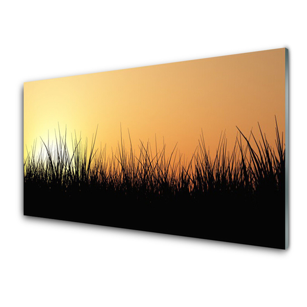 Pintura em vidro Grama Natureza Planta