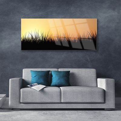 Pintura em vidro Grama Natureza Planta