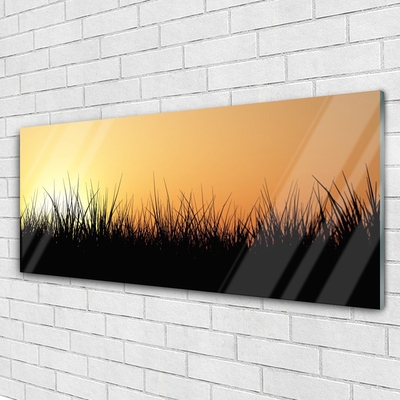 Pintura em vidro Grama Natureza Planta