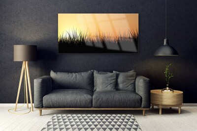 Pintura em vidro Grama Natureza Planta