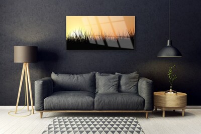 Pintura em vidro Grama Natureza Planta