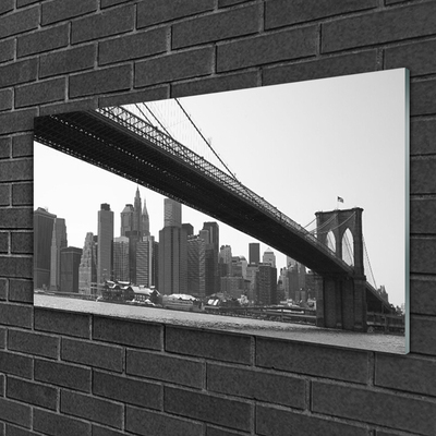 Quadro de vidro Arquitetura da Cidade da Ponte
