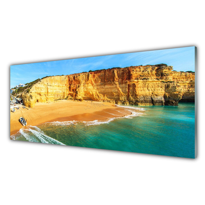 Pintura em vidro Paisagem da Baía