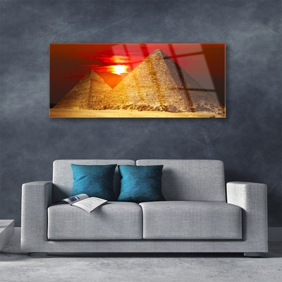 Pintura em vidro Arquitetura das Pirâmides