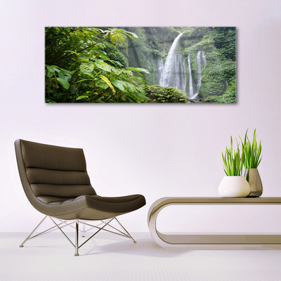 Quadro de vidro Cachoeira da Natureza