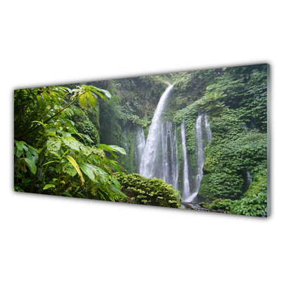 Quadro de vidro Cachoeira da Natureza