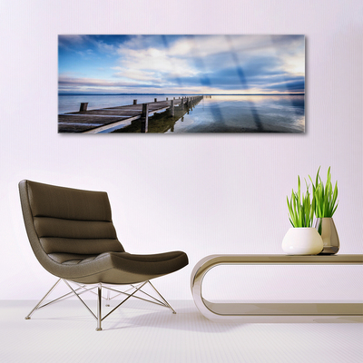 Quadro de vidro Arquitetura da Ponte Marítima