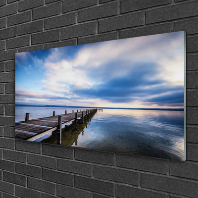 Quadro de vidro Arquitetura da Ponte Marítima