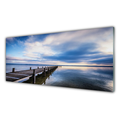 Quadro de vidro Arquitetura da Ponte Marítima