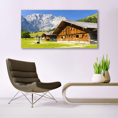 Quadro de vidro Início Montanha Paisagem Natureza